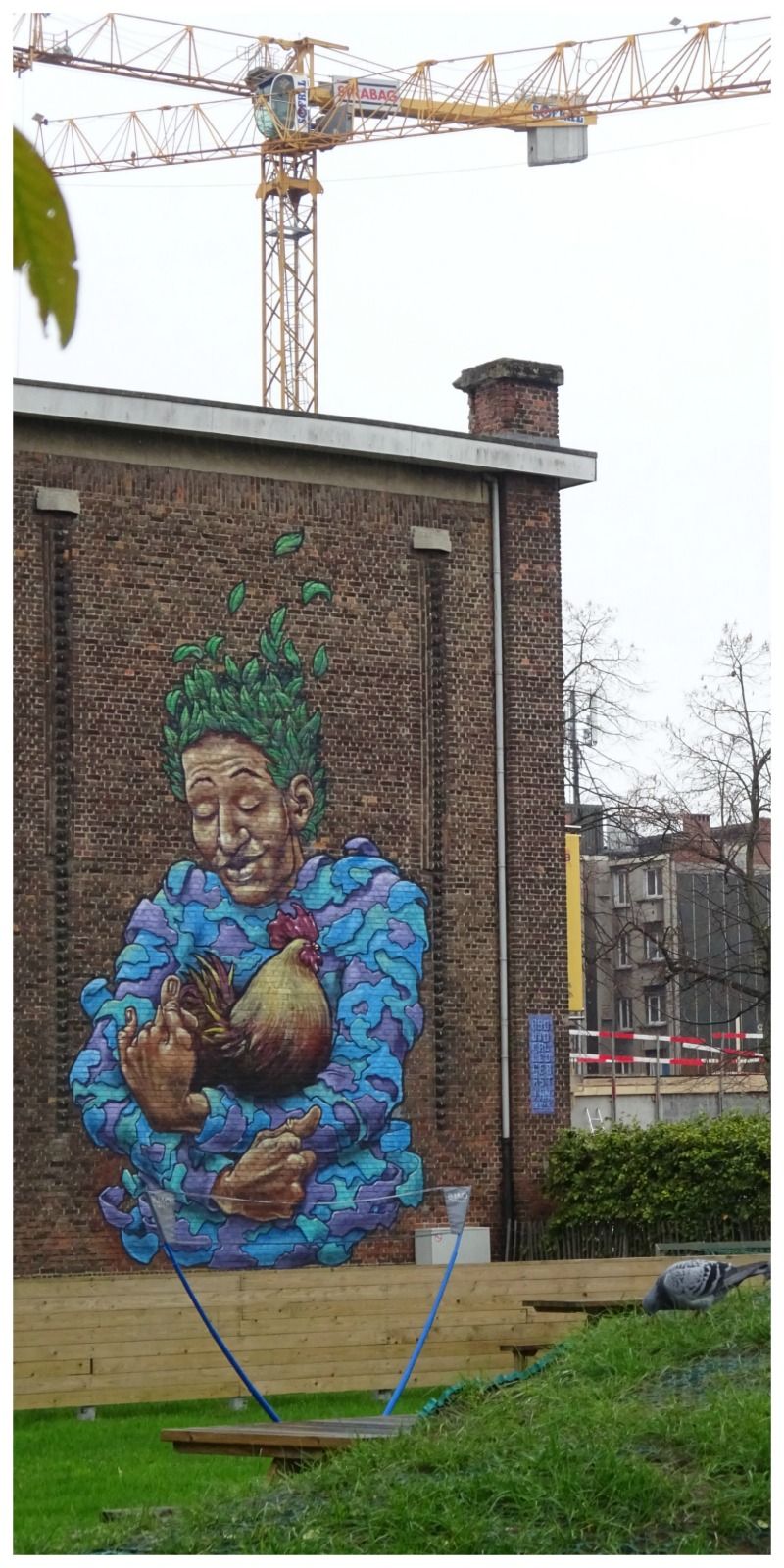 België Antwerpen Luchtbal street art 