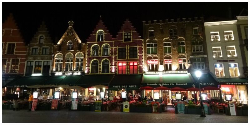 België Brugge by night