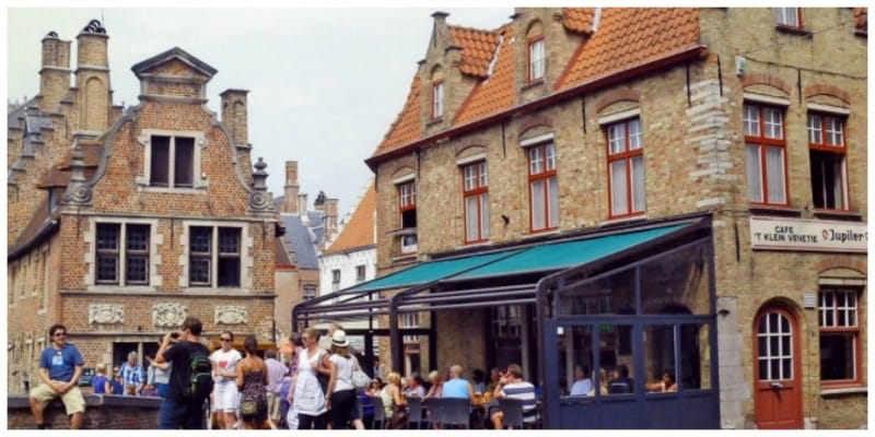 lekkerbekken foodie terras Bruges