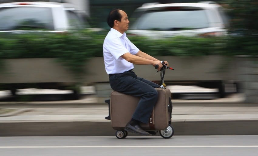 Reisgadgets rijdende koffer