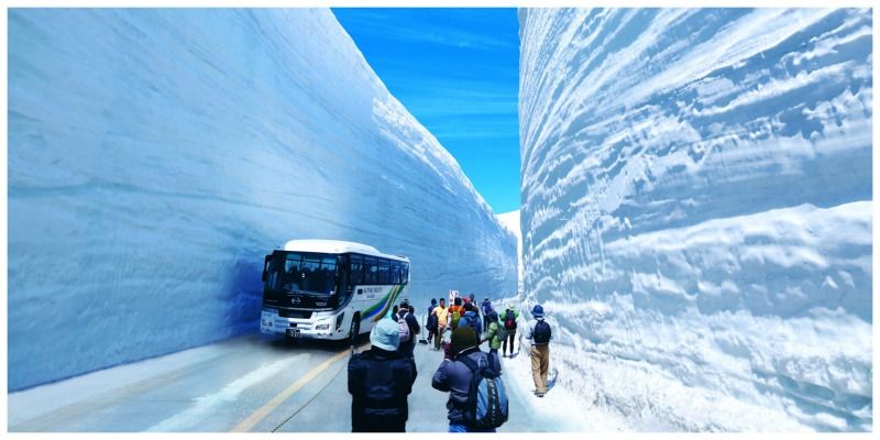 Japan Tateyama alpine route