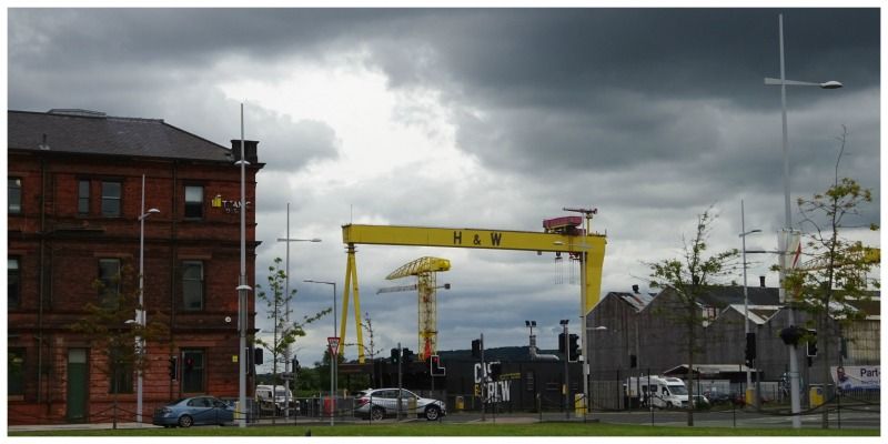 Noord-Ierland Belfast Titanic Samson & Goliath