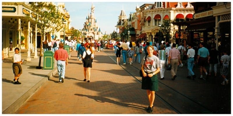 Parijs Frankrijk Disneyland Mainstreet