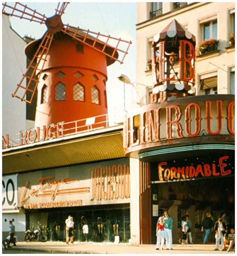 Parijs Frankrijk Moulin Rouge