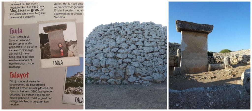 Reismaatje Menorca Taula en Talayot