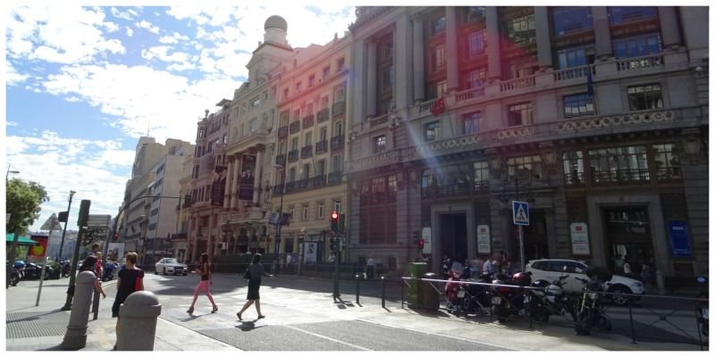 Spanje rondreis Spanje Madrid straatbeeld