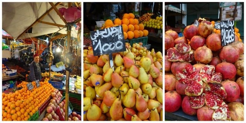 Tunesie Tunis lokale markt
