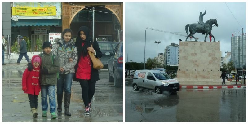 Tunesië heel slecht weer
