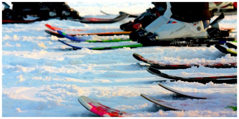 Verenigde staten wintersport sneeuw in the states skis