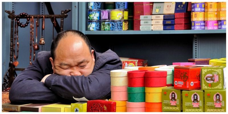 Visum China aanvragen slapende verkoper