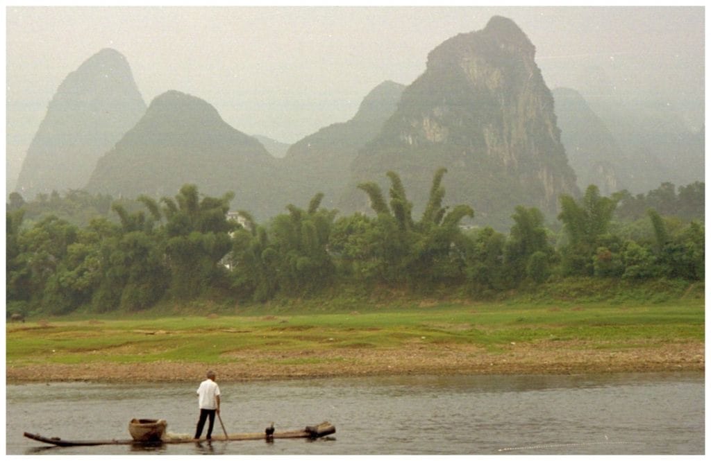 aalscholver visser Li rivier China