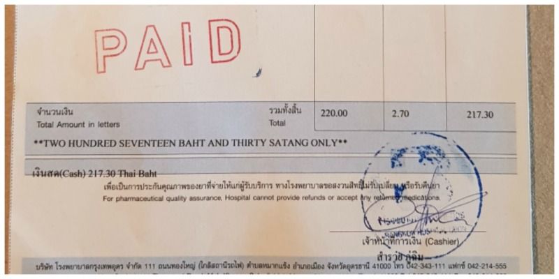 roadtip Thailand begint op de spoedeisende hulp paid